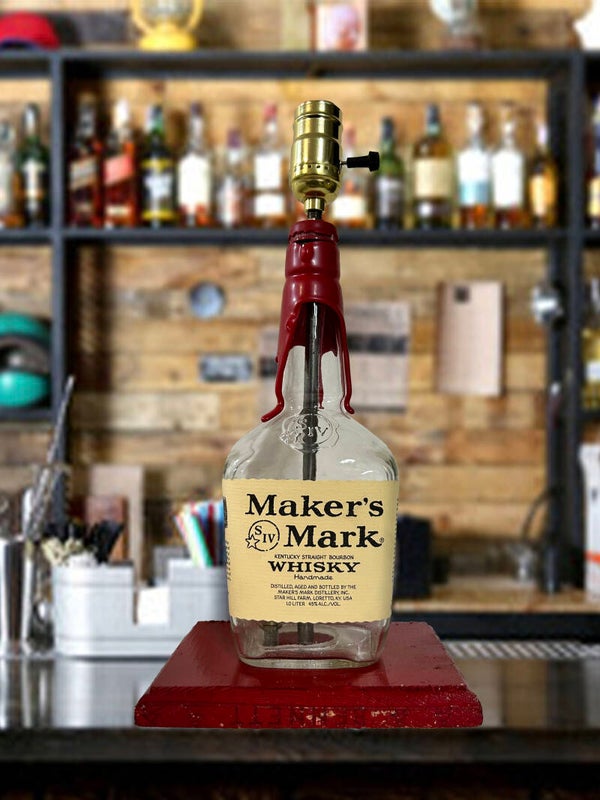 Makers Mark Bottle Lamp