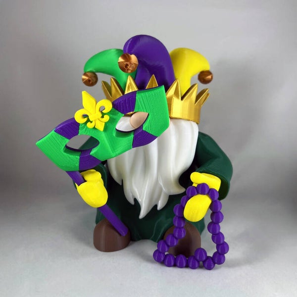 Holiday Gnome Mardi Gras Outfit