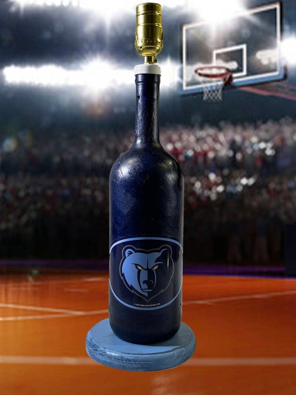 Memphis Grizzlies Bottle Lamp