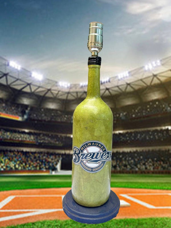 Milwaukee Brewers Bottle Lamp