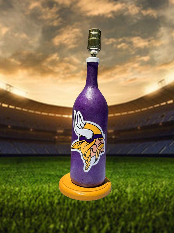 Minnesota Vikings Bottle Lamp