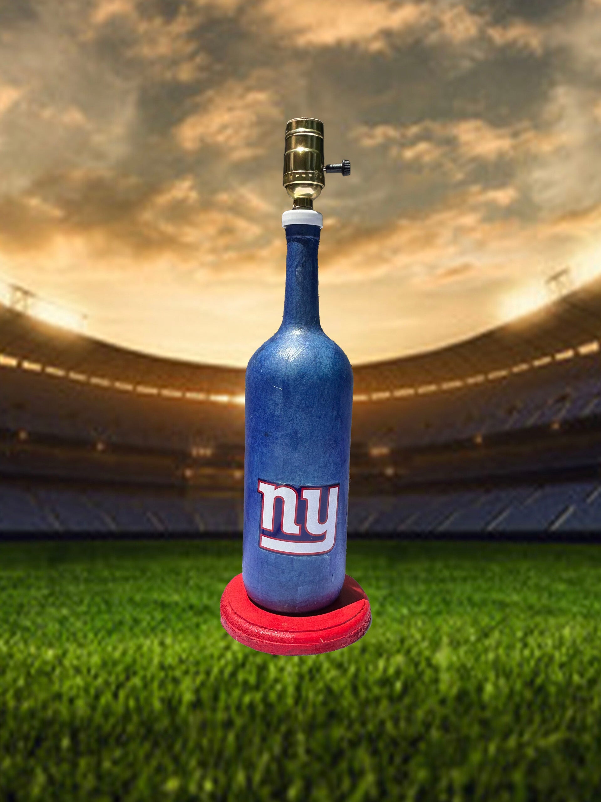 New York Giants Bottle Lamp