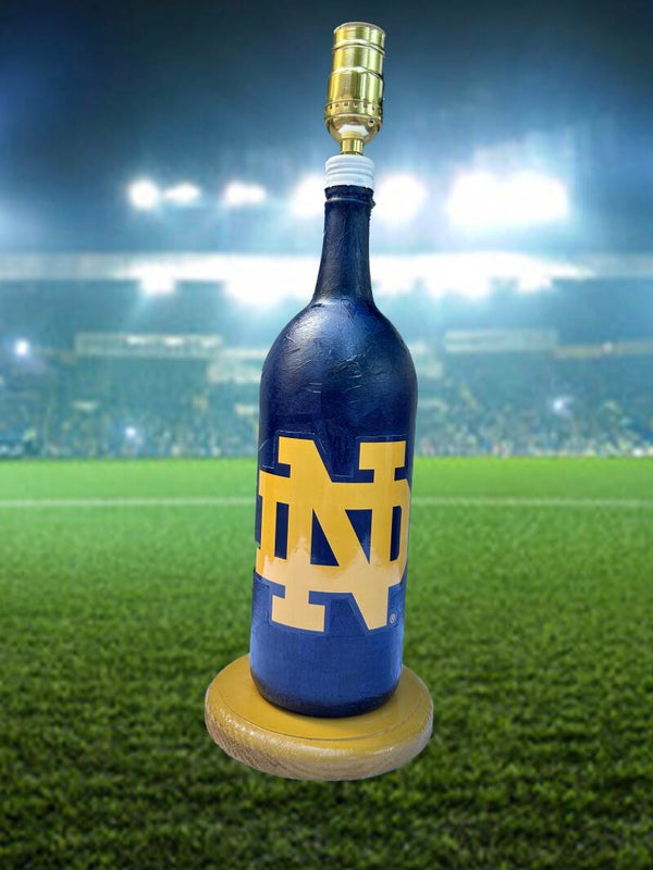 Notre Dame Fighting Irish Bottle Lamp