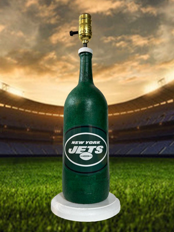New York Jets Bottle Lamp