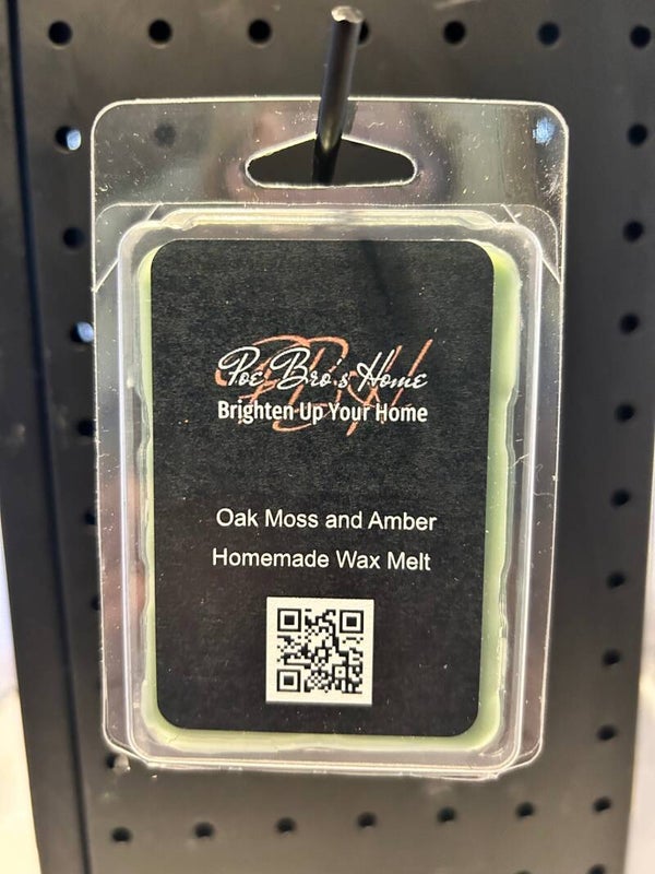 Oak Moss and Amber Wax Melt