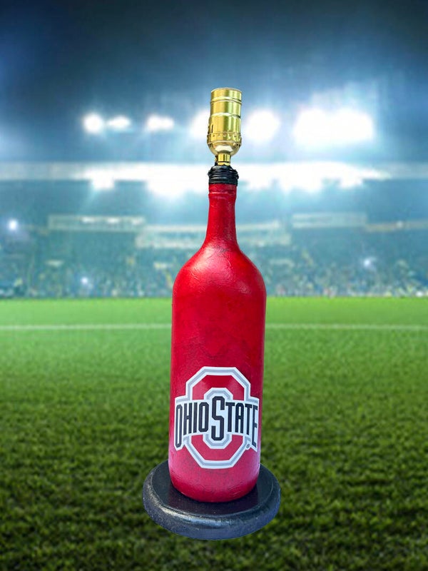 Ohio State Buckeyes Bottle Lamp