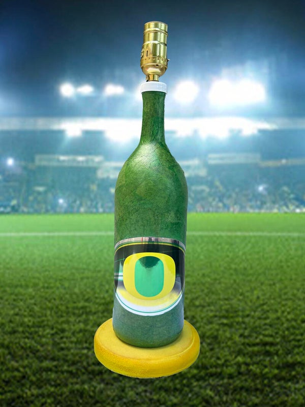 Oregon Ducks Bottle Lamp
