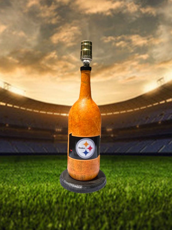 Pittsburgh Steelers Bottle Lamp