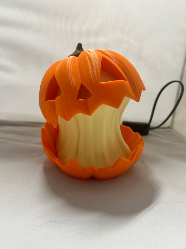 Pumpkin 3D Printed Lamp