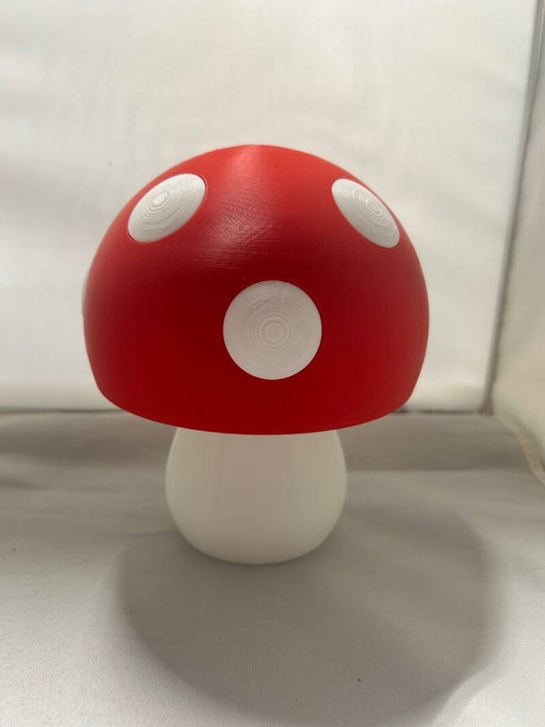 Mushroom 3D Printed Lamp