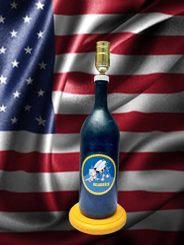 Seabees Bottle Lamp