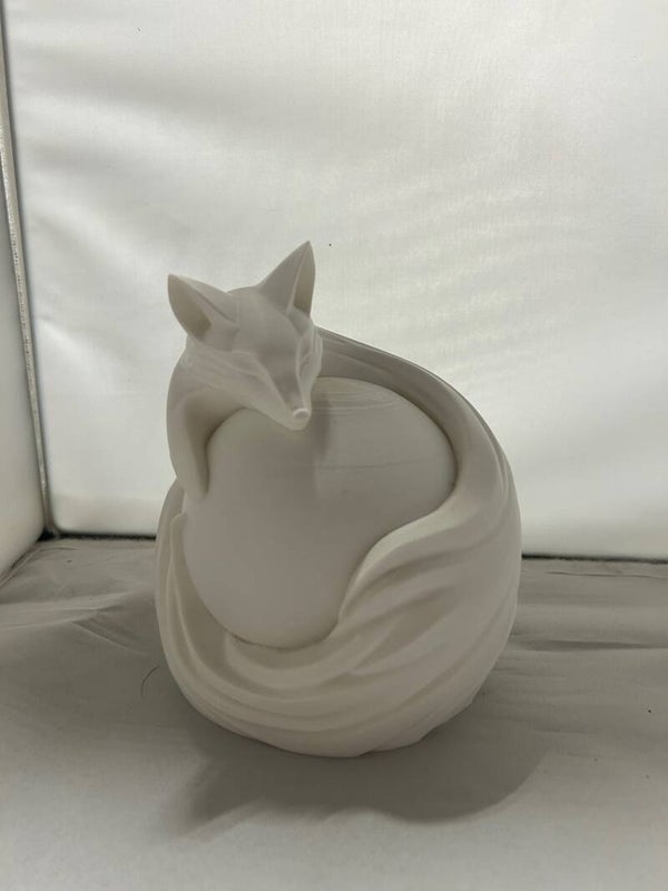 Sleeping Fox 3D Printed Lamp