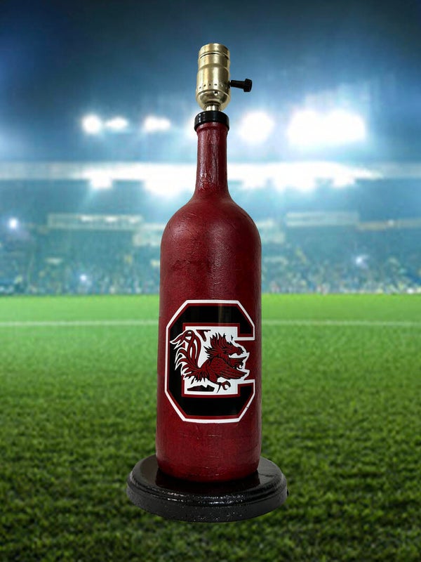 South Carolina Gamecocks Bottle Lamp
