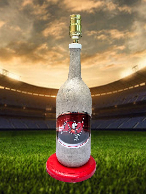 Tampa Bay Buccaneers Bottle Lamp