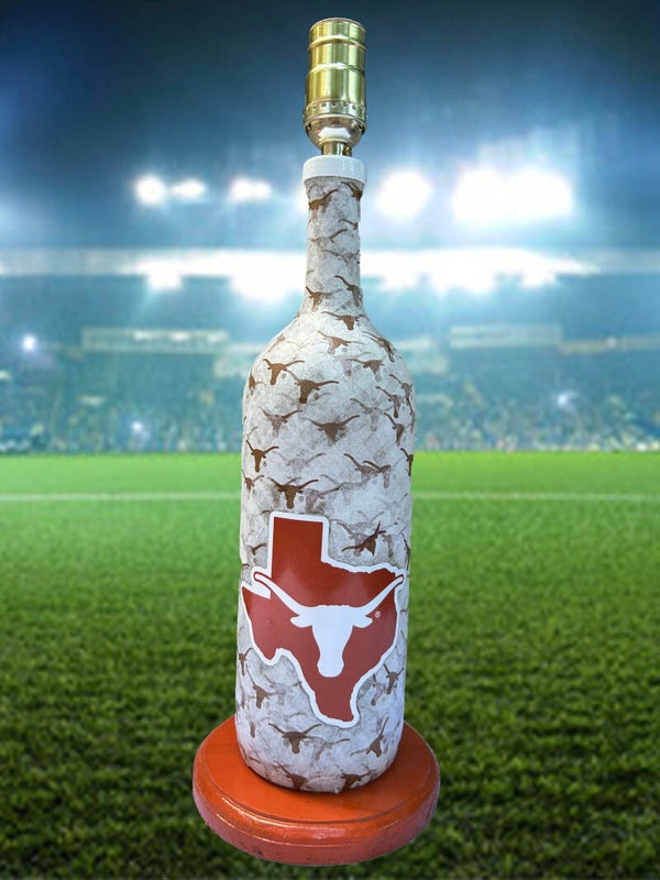 Texas Longhorns Bottle Lamp