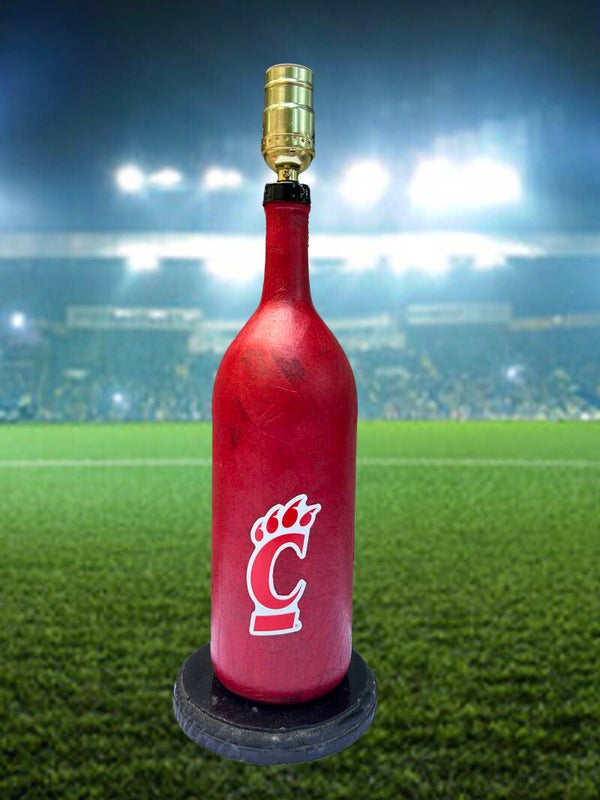 University of Cincinnati Bearcats Bottle Lamp