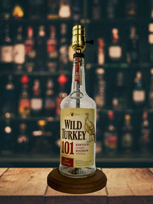 Wild Turkey Bottle Lamp