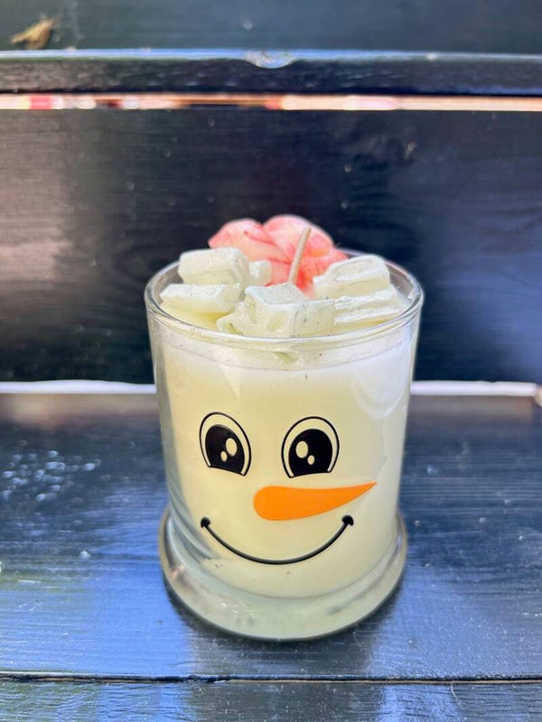 Winter Peppermint Candle
