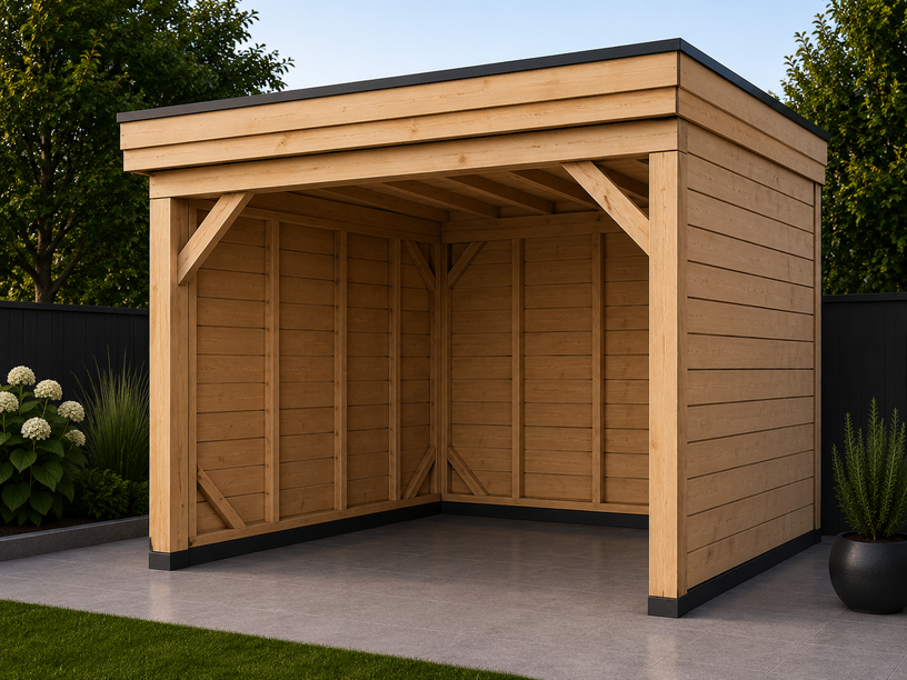 Overkapping 3x3 3 wanden