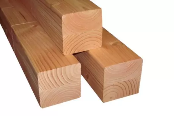 Douglas Paal Geschaafd en Gelamineerd 120 x 120 mm