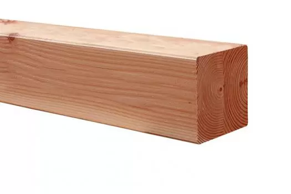 Douglas Paal Geschaafd en Gelamineerd 140 x 140 mm
