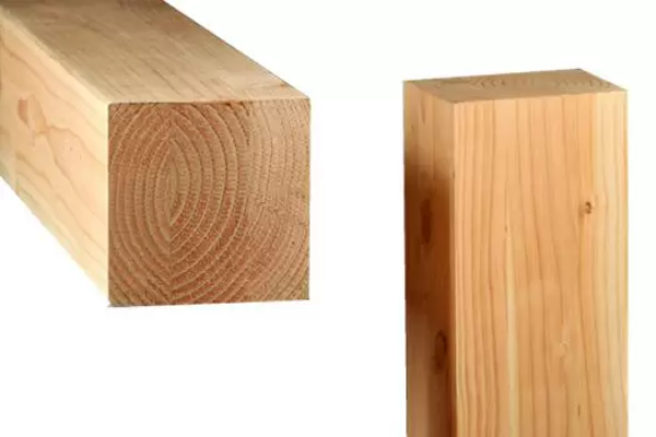 Douglas Paal Geschaafd en Gelamineerd 200x200mm