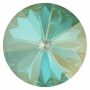 Pure Crystal Rivoli 1122 14mm Crystal Silky Sage DeLite