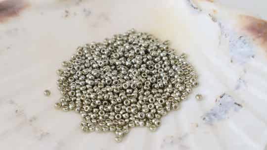 Seedbeads 11/0 DC light Pewter 4221