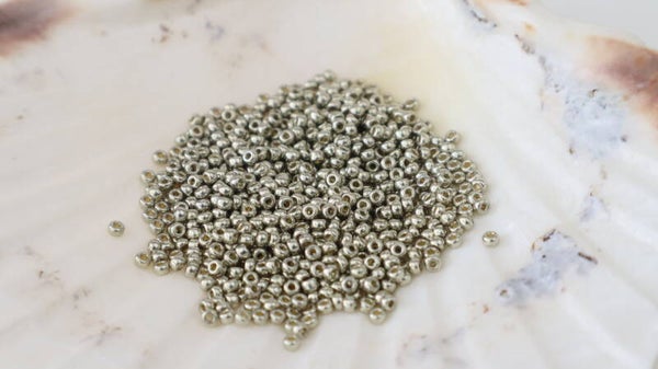 Seedbeads 11/0 DC light Pewter 4221