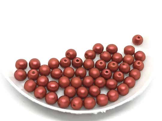 Round Beads Glass 4mm