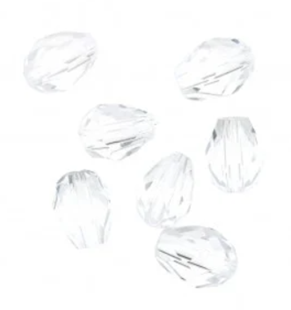 Top Drilled Drop 6x8 Crystal