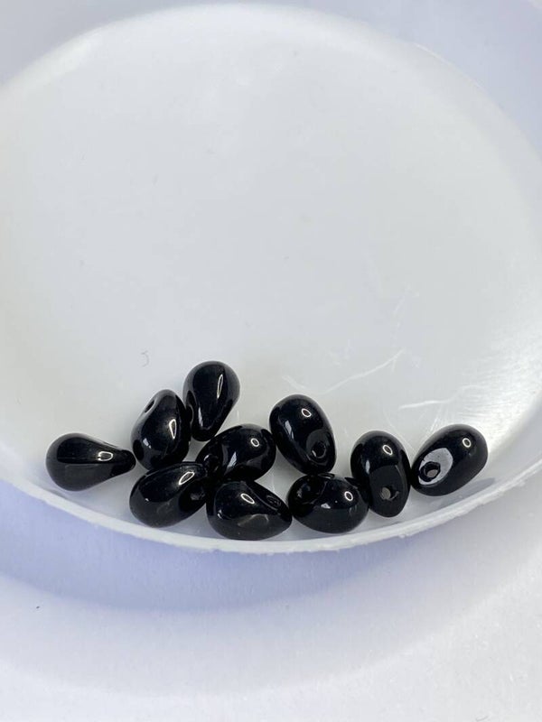 Side Drilled Drop 4x6 Black