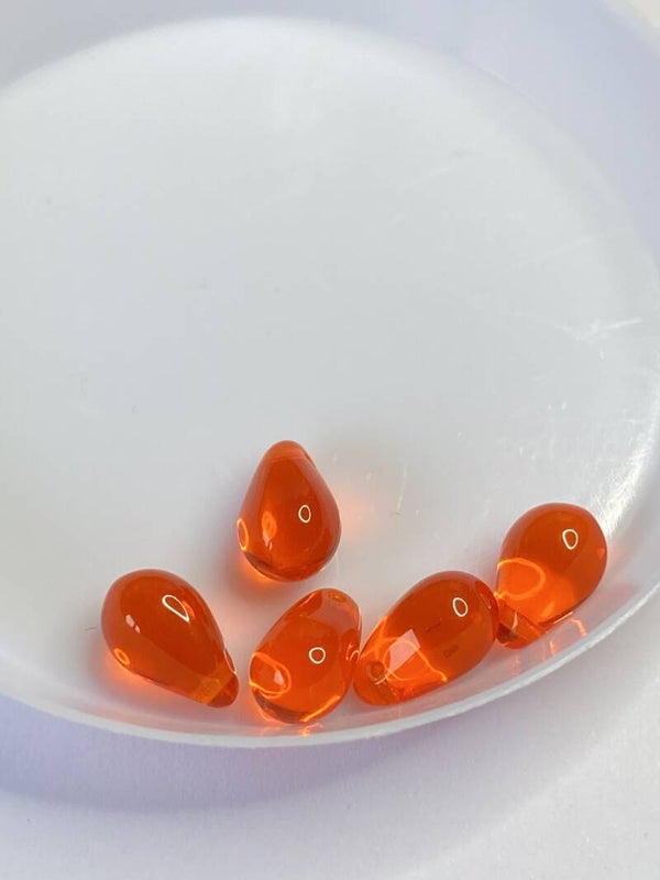 Side Drilled Drop 6x9 Hyacinth