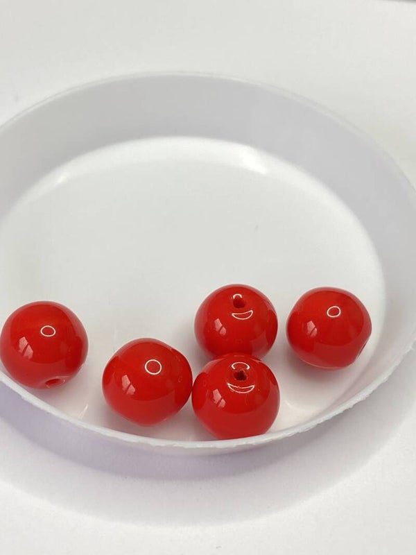 Round Beads Glass 10mm