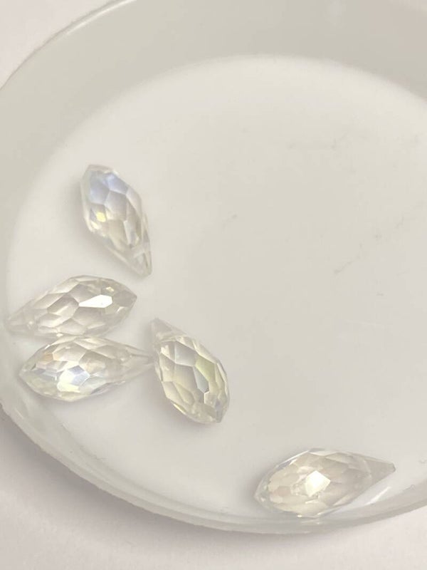 Side Drilled Drop 6x12 Crystal