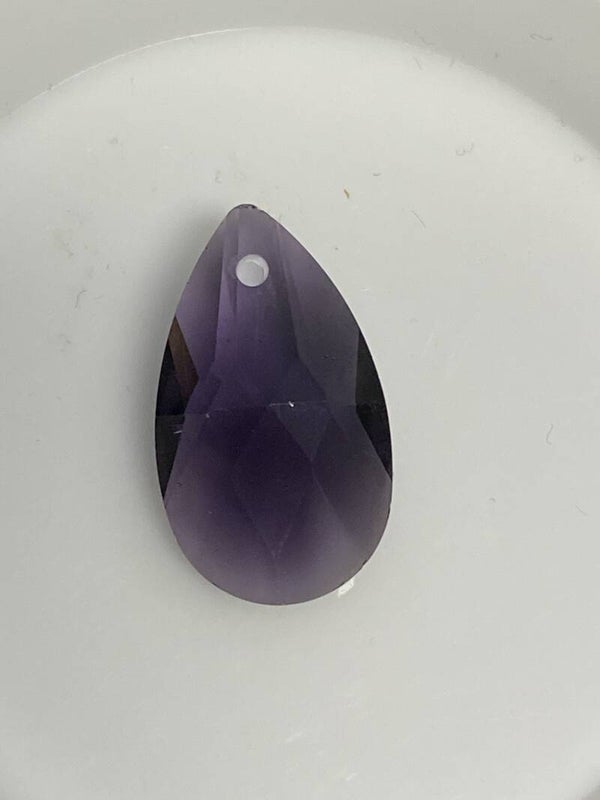 Side Drilled Drop 22x13 Tanzanite