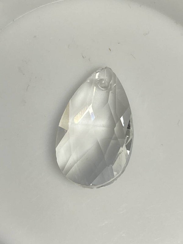 Side Drilled Drop 22x13 Crystal