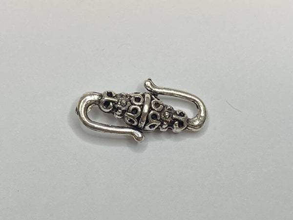 Hook Clasp 22mm Silver Tone