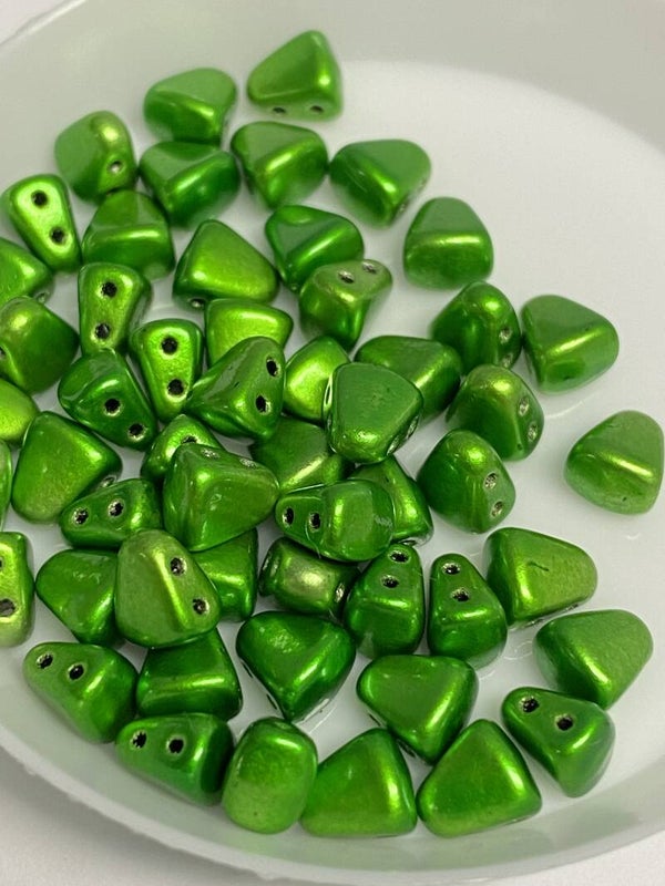 Nib-Bit 6x5mm Meta Lust Green