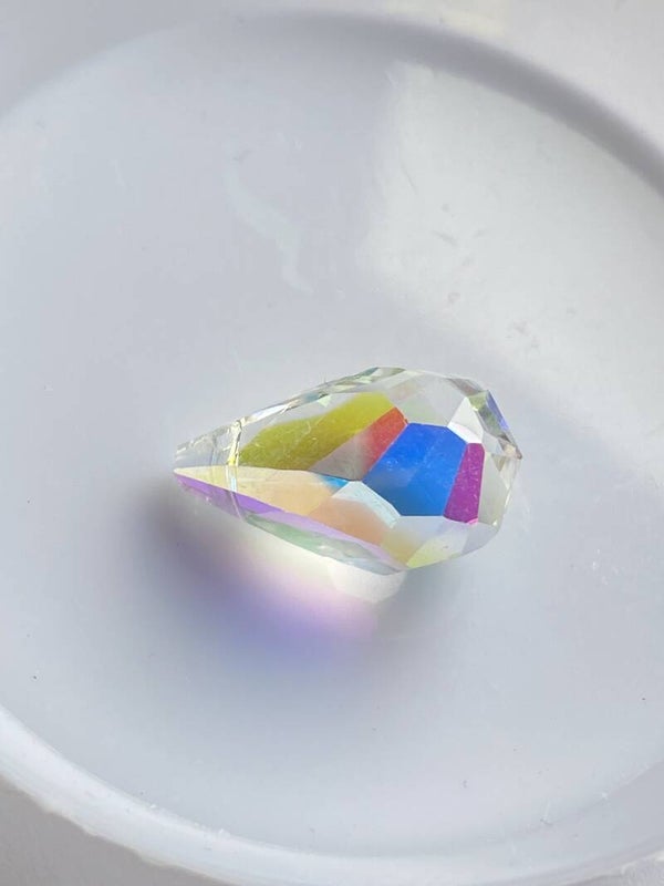 Glass Drop 10x17 Crystal AB