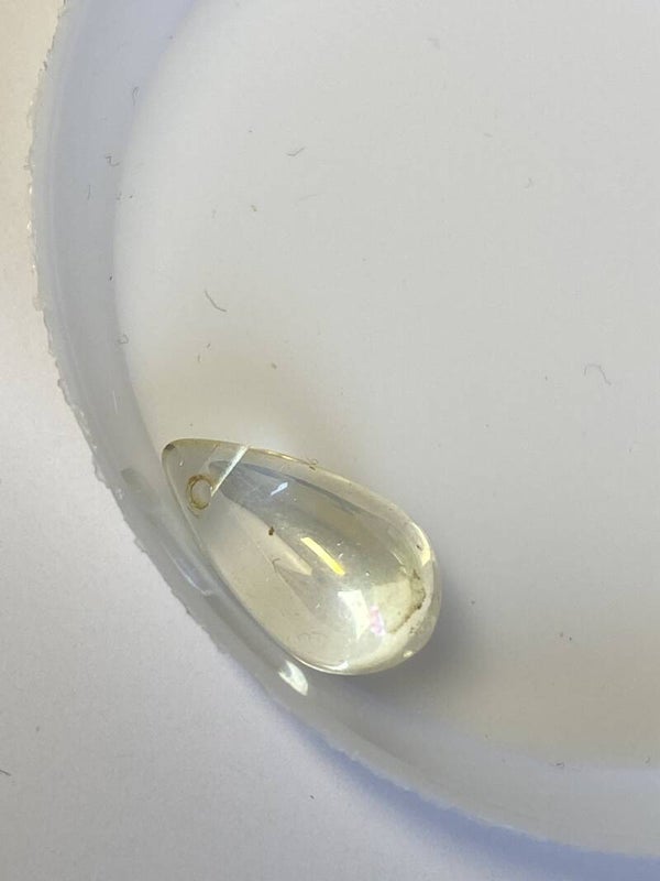 Glass Drop 15x7mm Oil Crystal