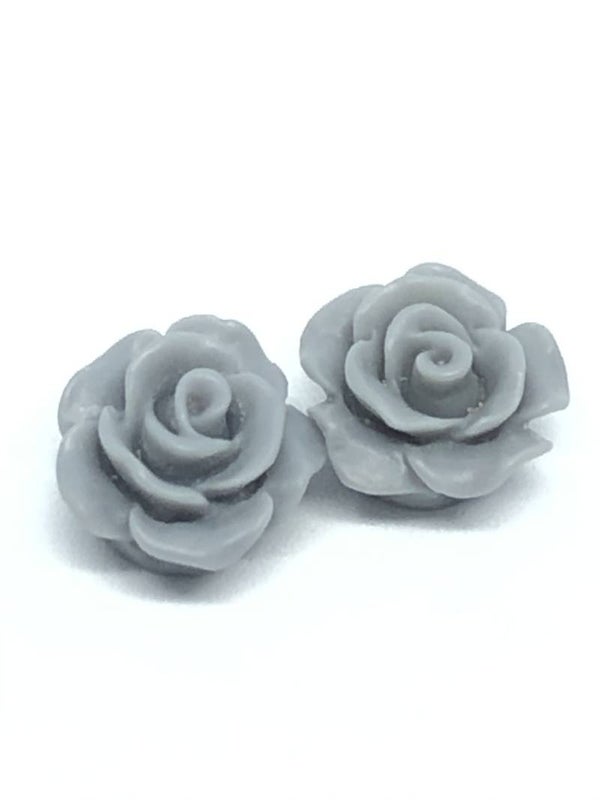 Rose Beads Lt. Grey 10mm