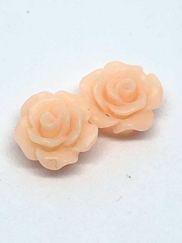 Rose Beads Lt. Peach 10mm