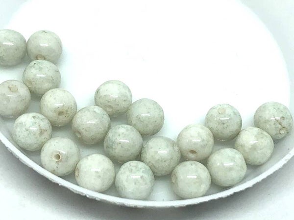 Round Beads Glass 6mm