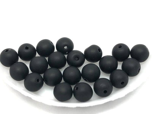 Round Beads Glass 6mm