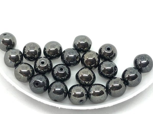Round Beads Glass 6mm