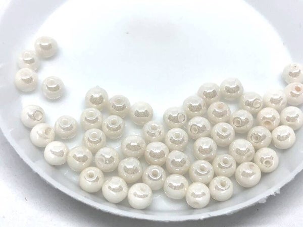 Round Beads Glass 4mm