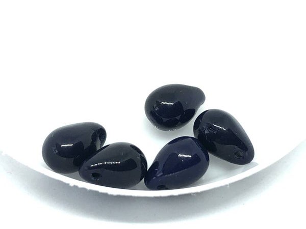 Side Drilled Drop 6x9 Dark Purple