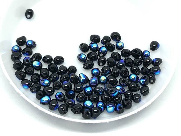 Miyuki Drop 3,4mm Jet AB DP-4555