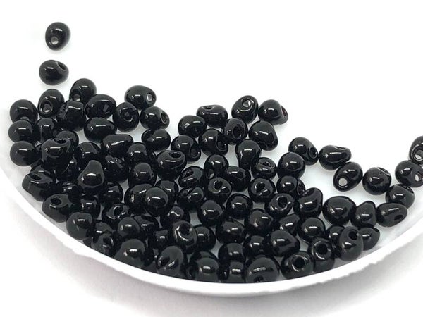 Miyuki Drop 3,4mm Black Opaque DP-0401